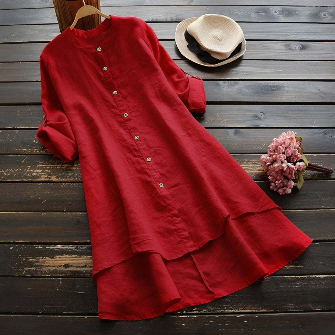 Mildred - Schickes Kleid mit Knöpfen