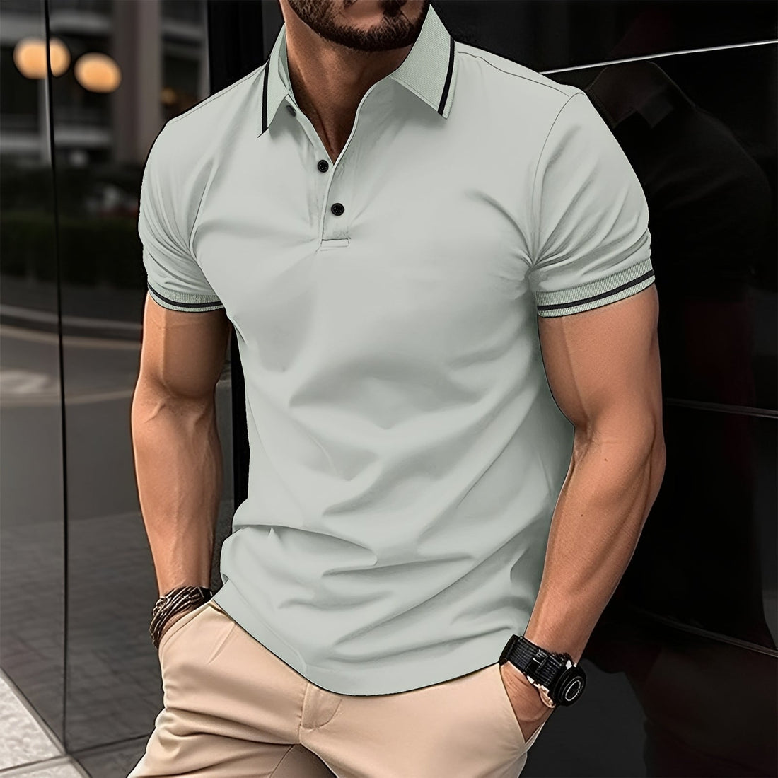 Frank - Elegantes Polohemd mit Reverskragen