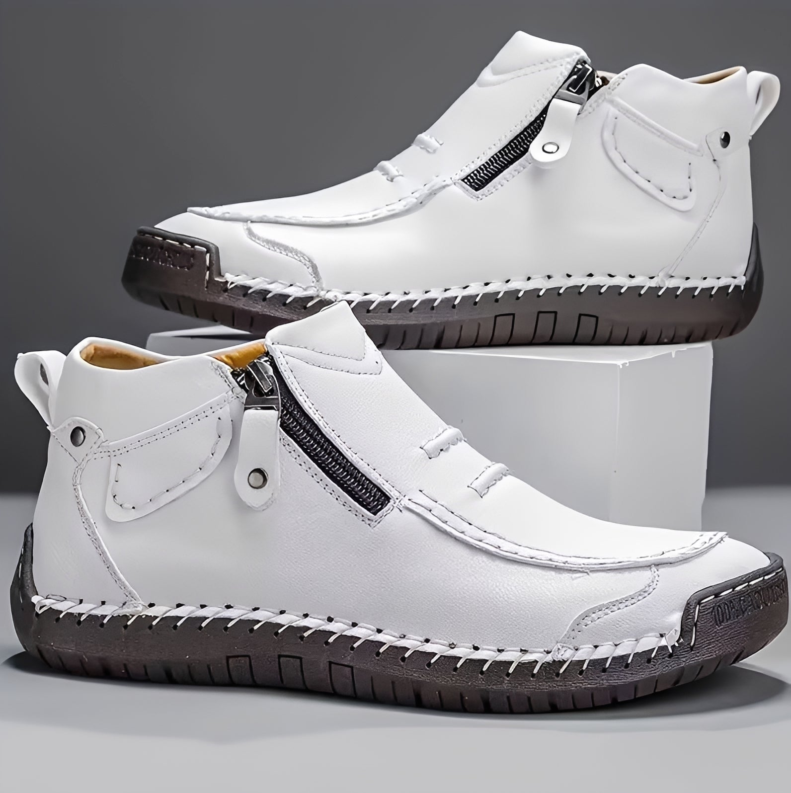 David - Elegante Stiefel mit Reißverschluss