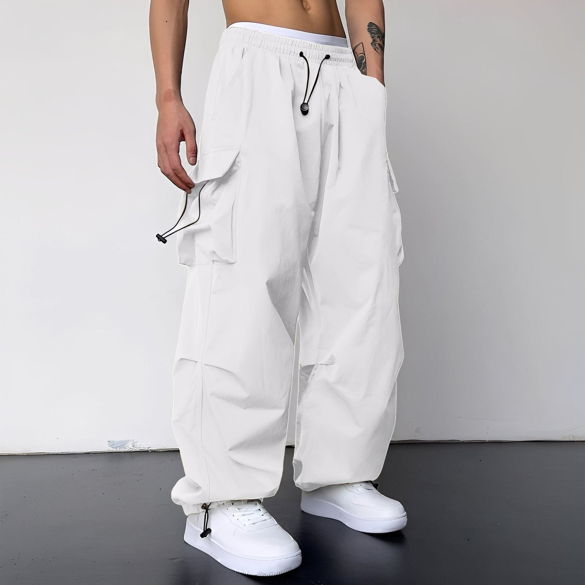 Kaleb - Trendige Cargohose mit weitem Schnitt