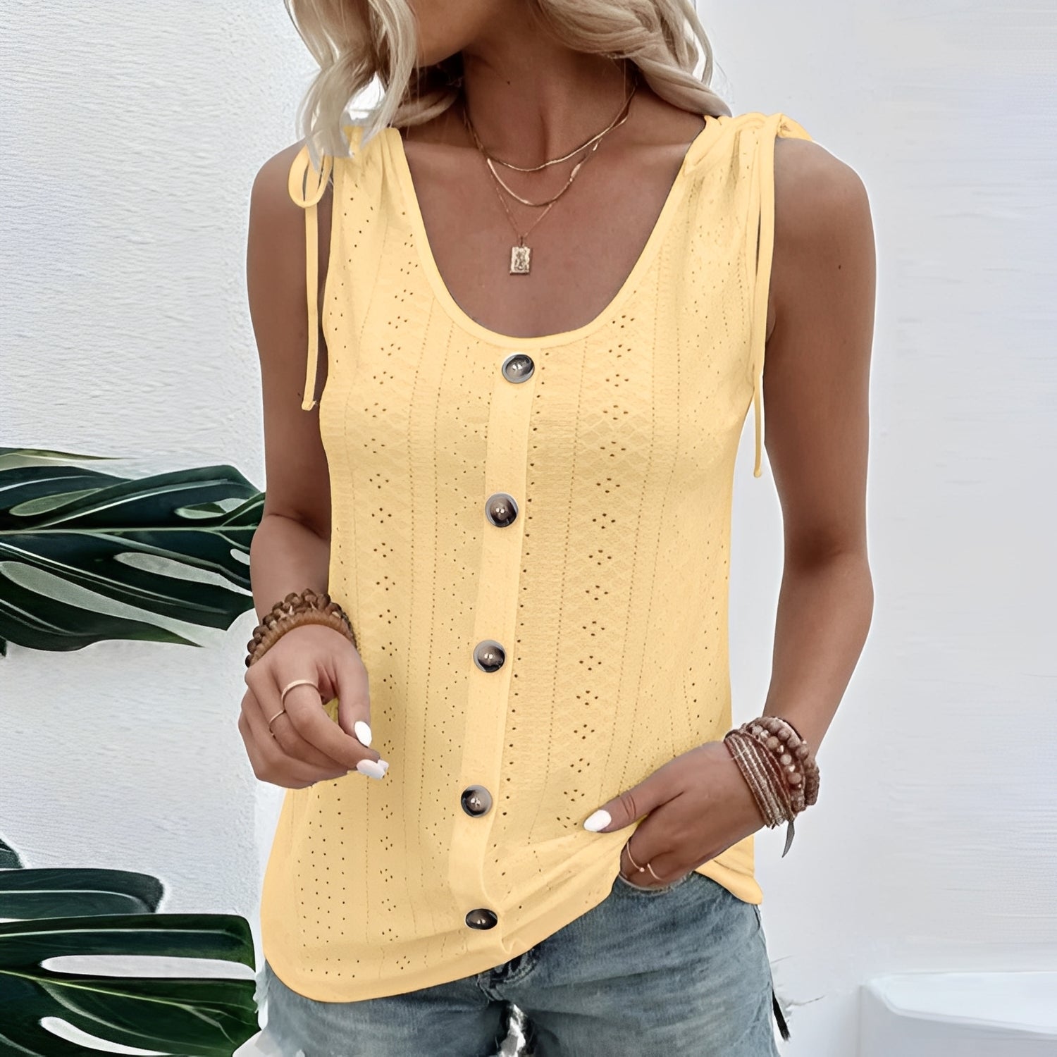 Millie - Elegantes ärmelloses Damen-Tanktop