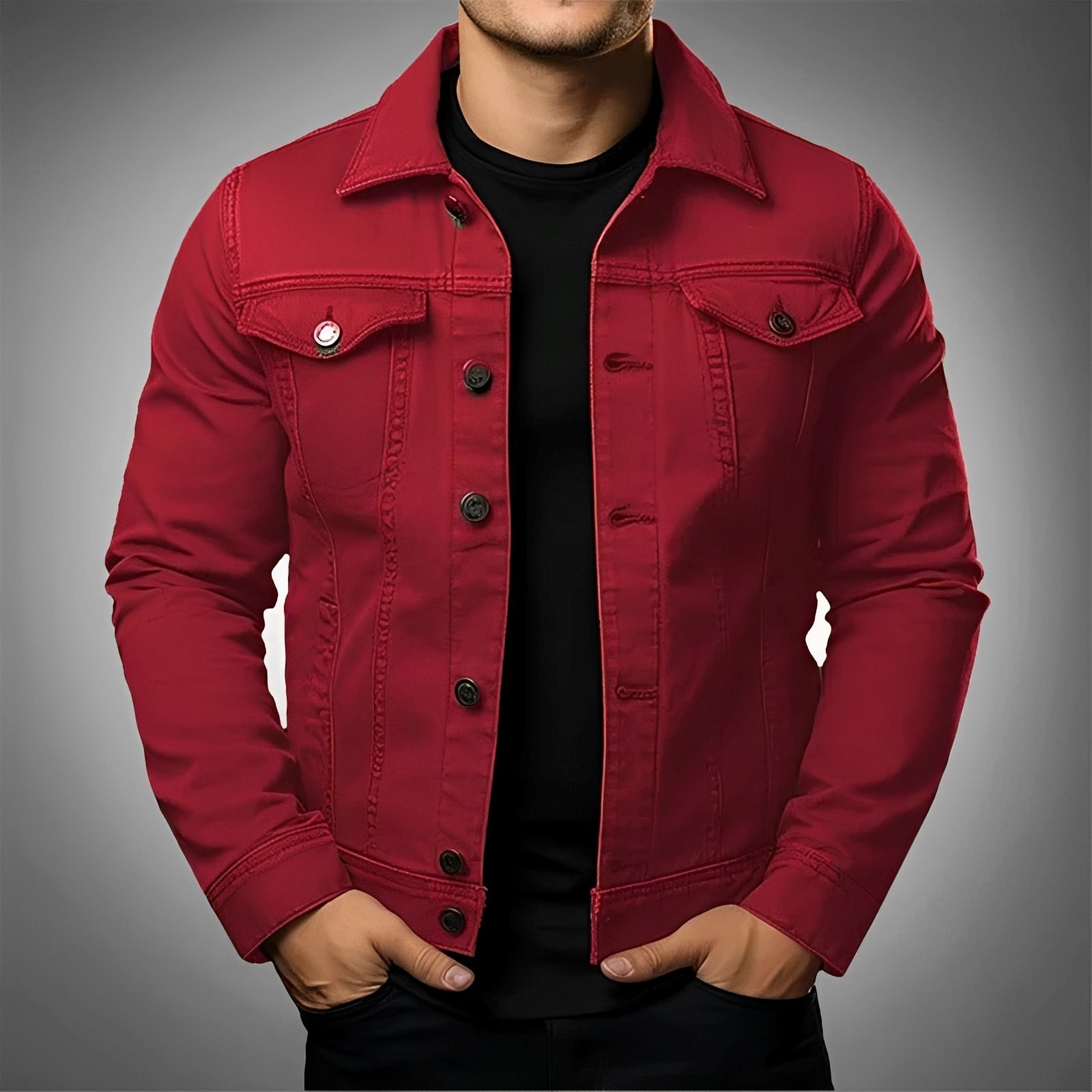 Leroy - Stilvolle Jeansjacke für Herren