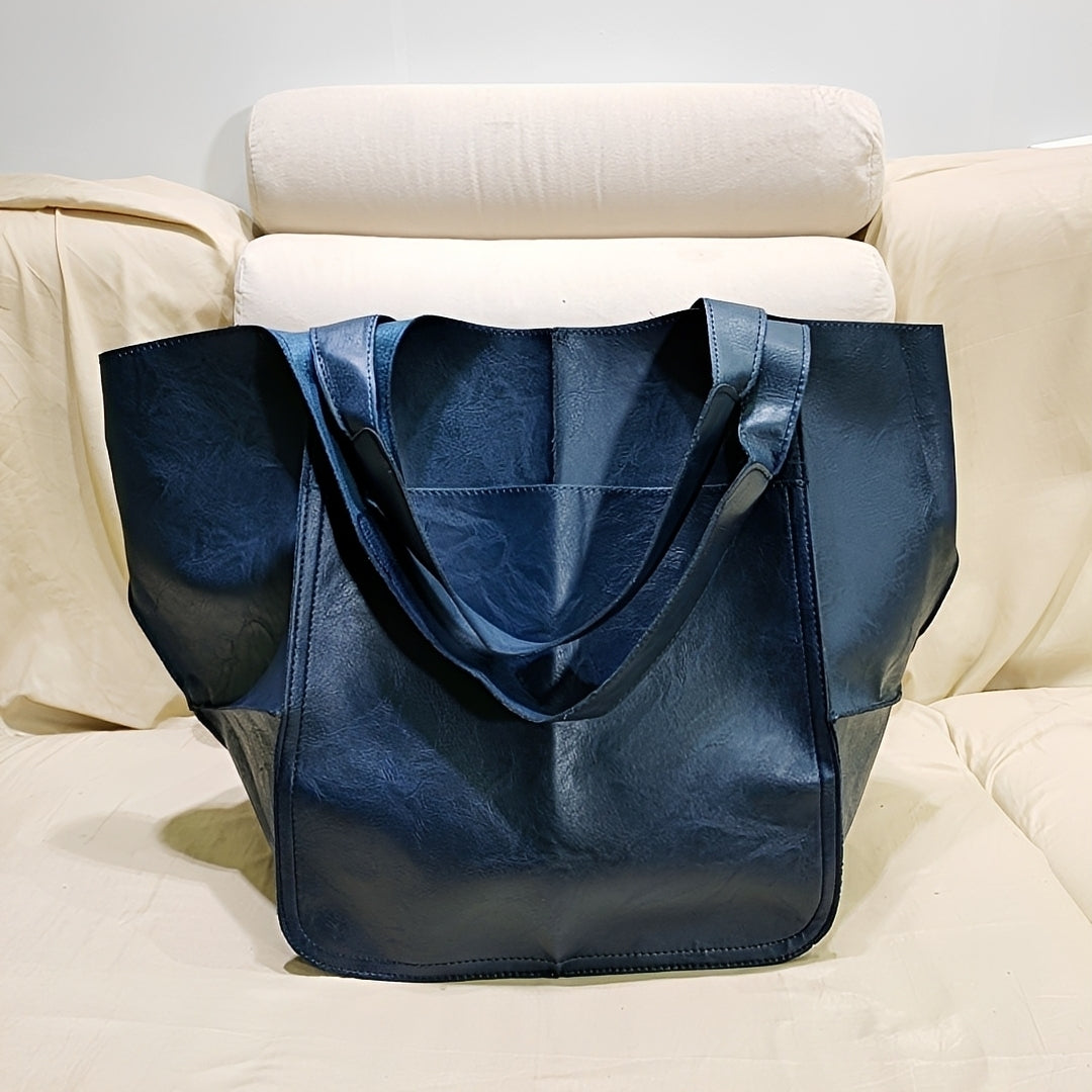 Davina - Große Schultertasche im klassischen Stil