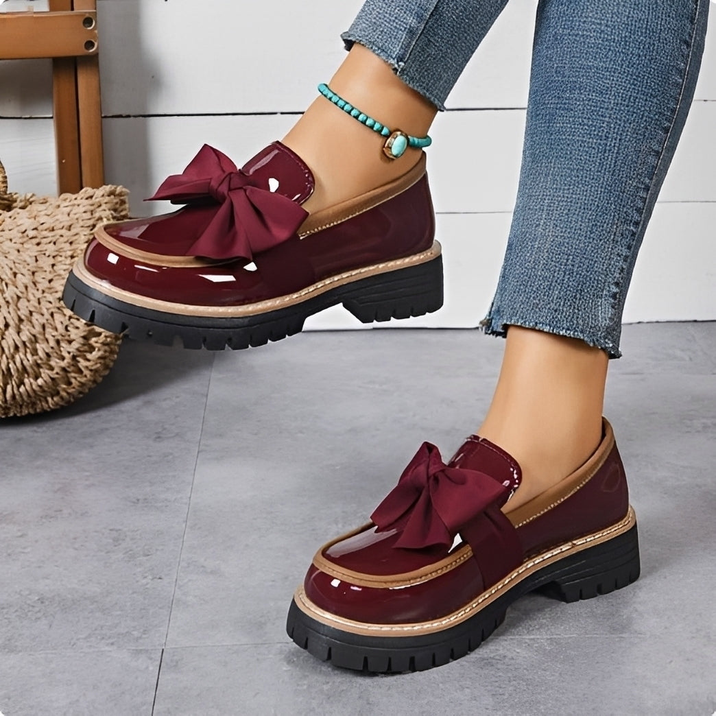 Miley - Modische Loafer mit Schleifendetail
