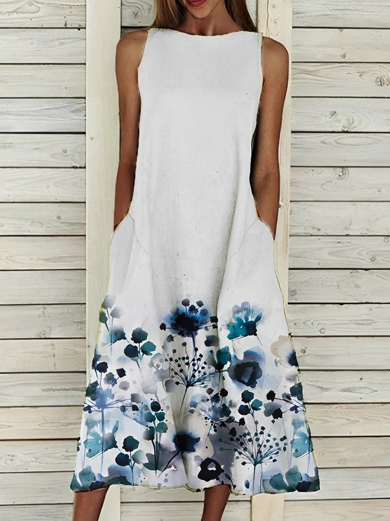 Josephine - Elegantes Damenkleid mit Blumenmuster