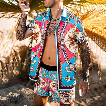 Lucas - Stilvolles Hawaiihemd-Set für Herren