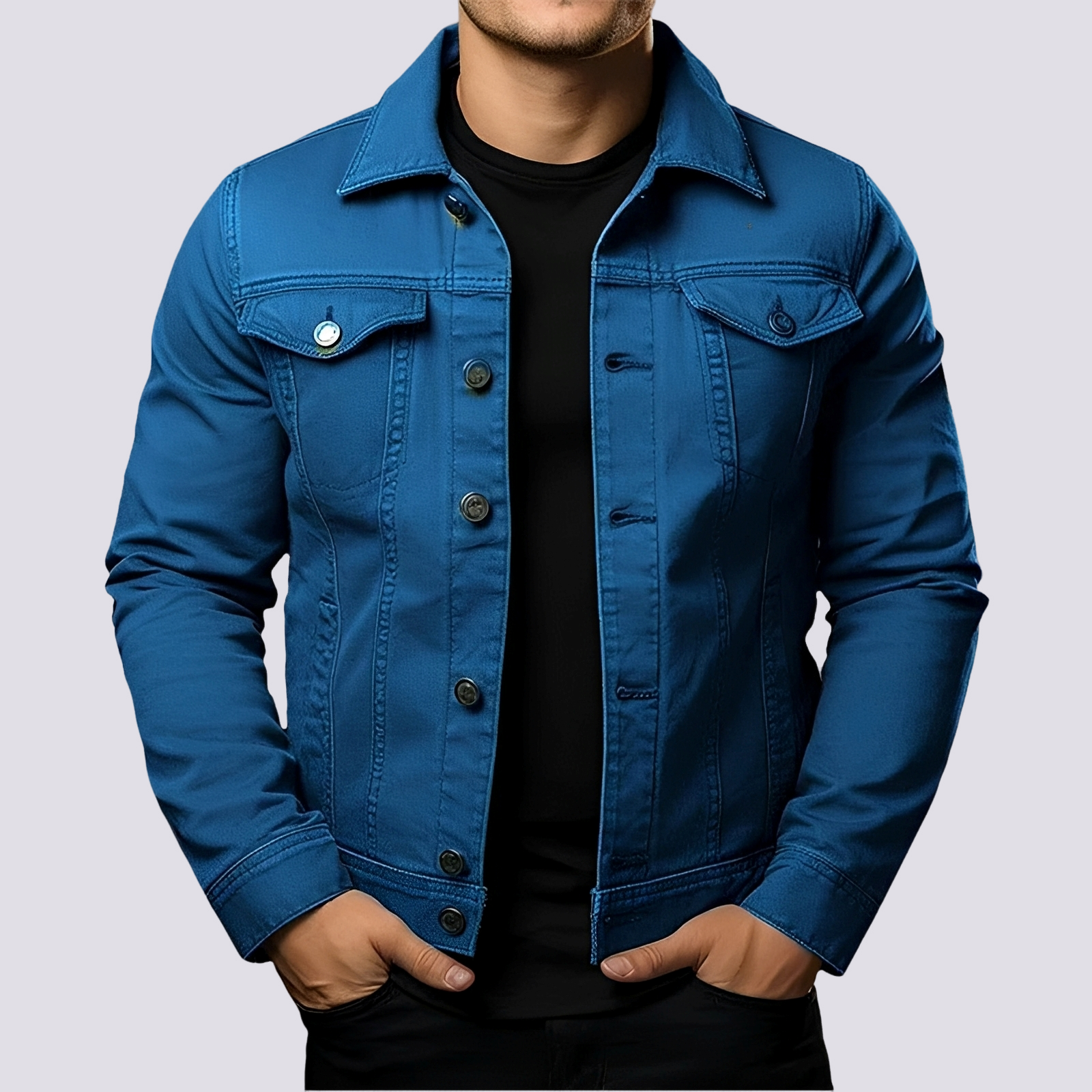 Layton - Freizeit-Jeansjacke für Herren