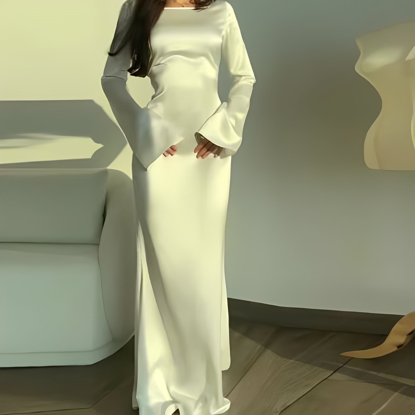 Anisa - Elegantes Langarmkleid für Damen