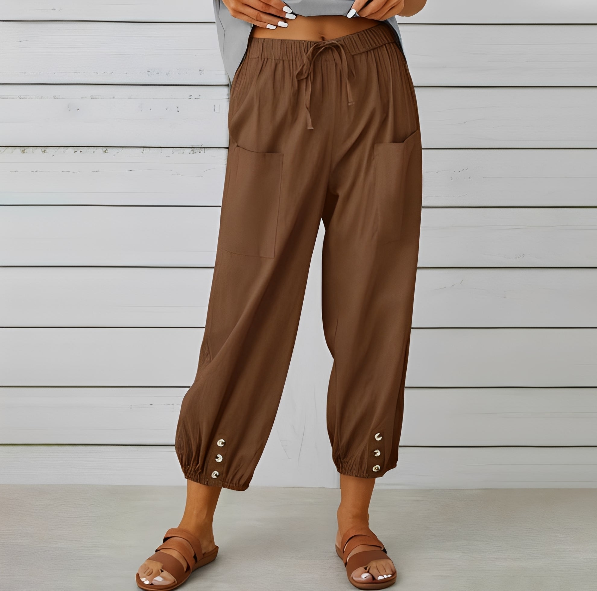 Christa - Bequeme, locker sitzende, verkürzte Damenhose
