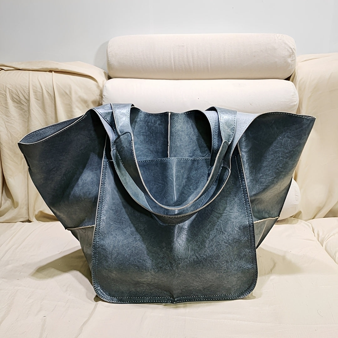 Davina - Große Schultertasche im klassischen Stil