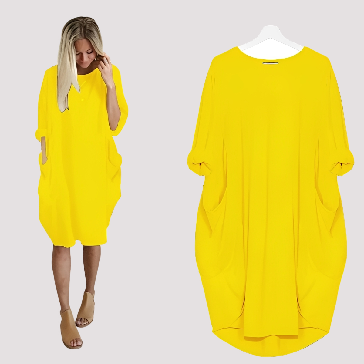 Kate - Komfortables, weit geschnittenes Damenkleid