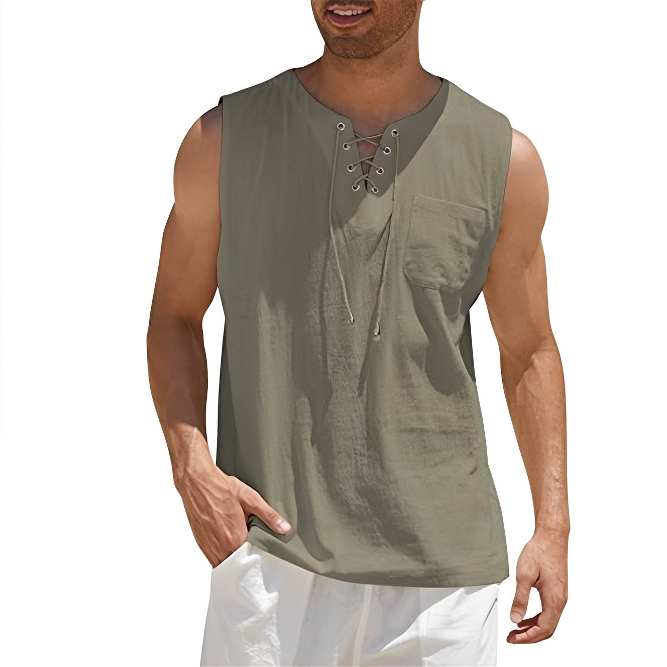 Alexia - Komfortables, ärmelloses Tanktop für Herren