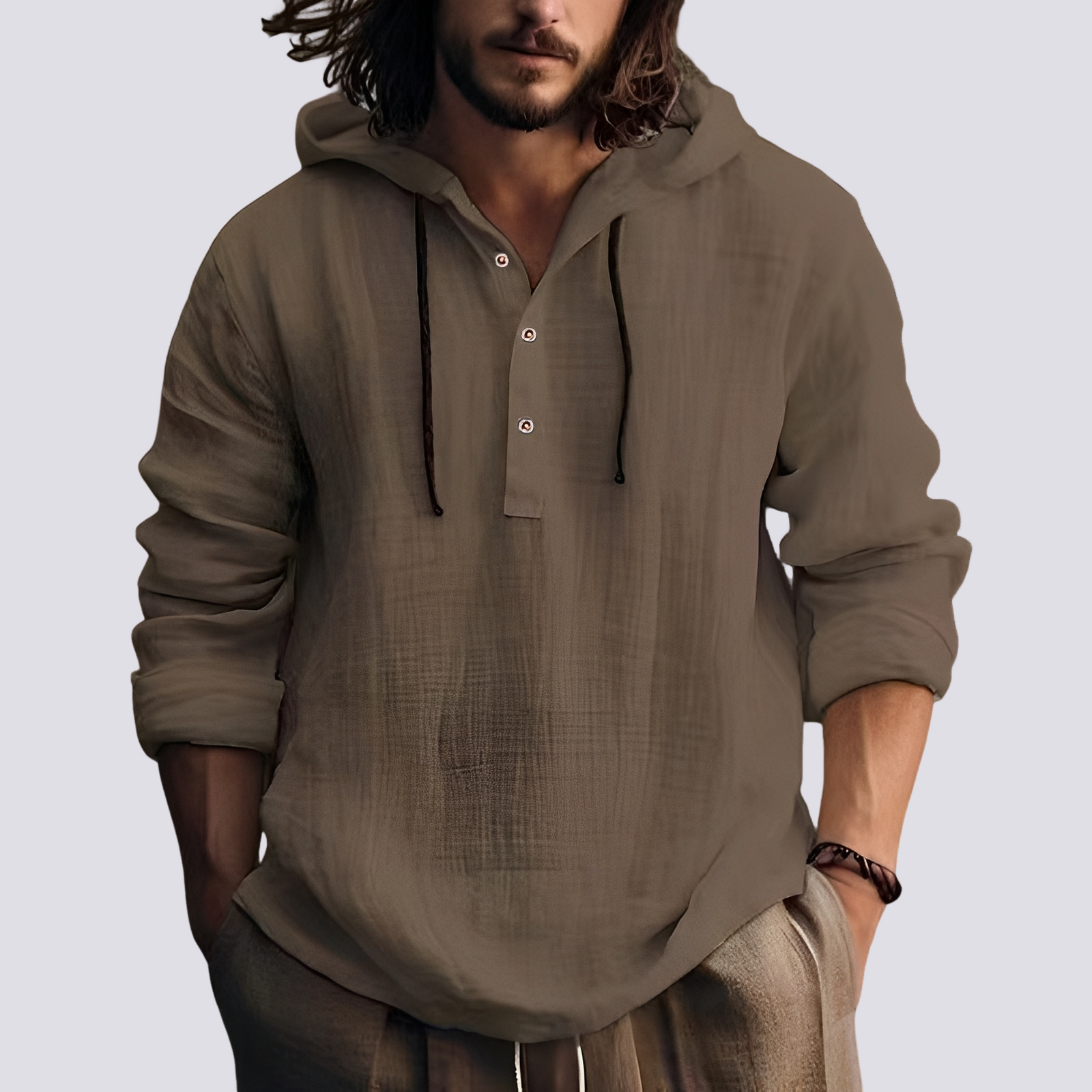 Thomas - Elegantes Kapuzenshirt für Herren