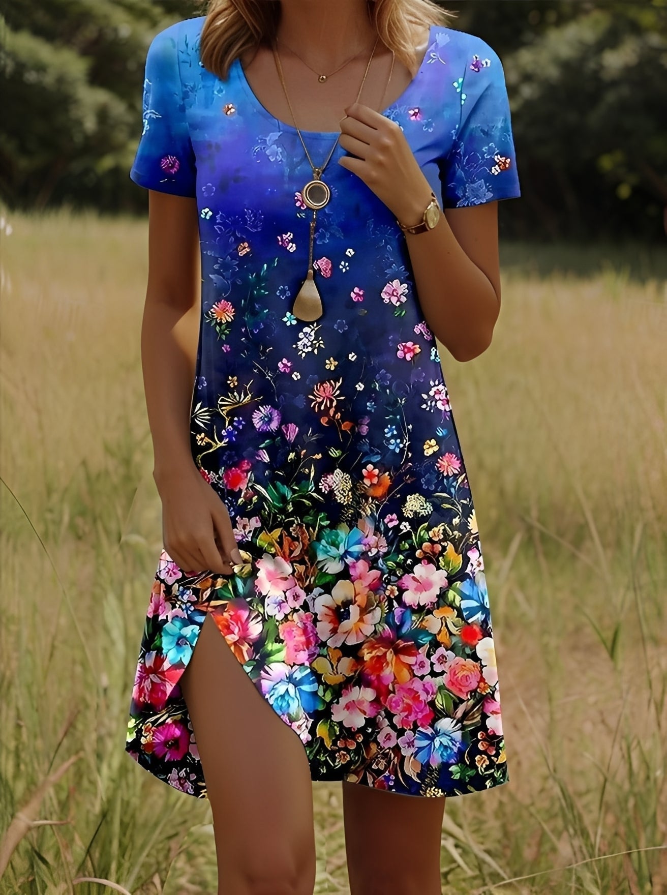 Lyssa - Damenkleid mit elegantem Print