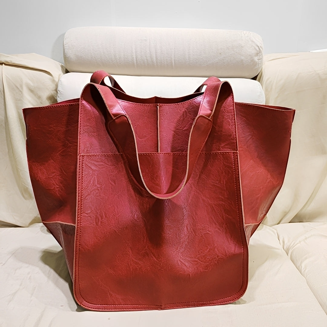 Davina - Große Schultertasche im klassischen Stil