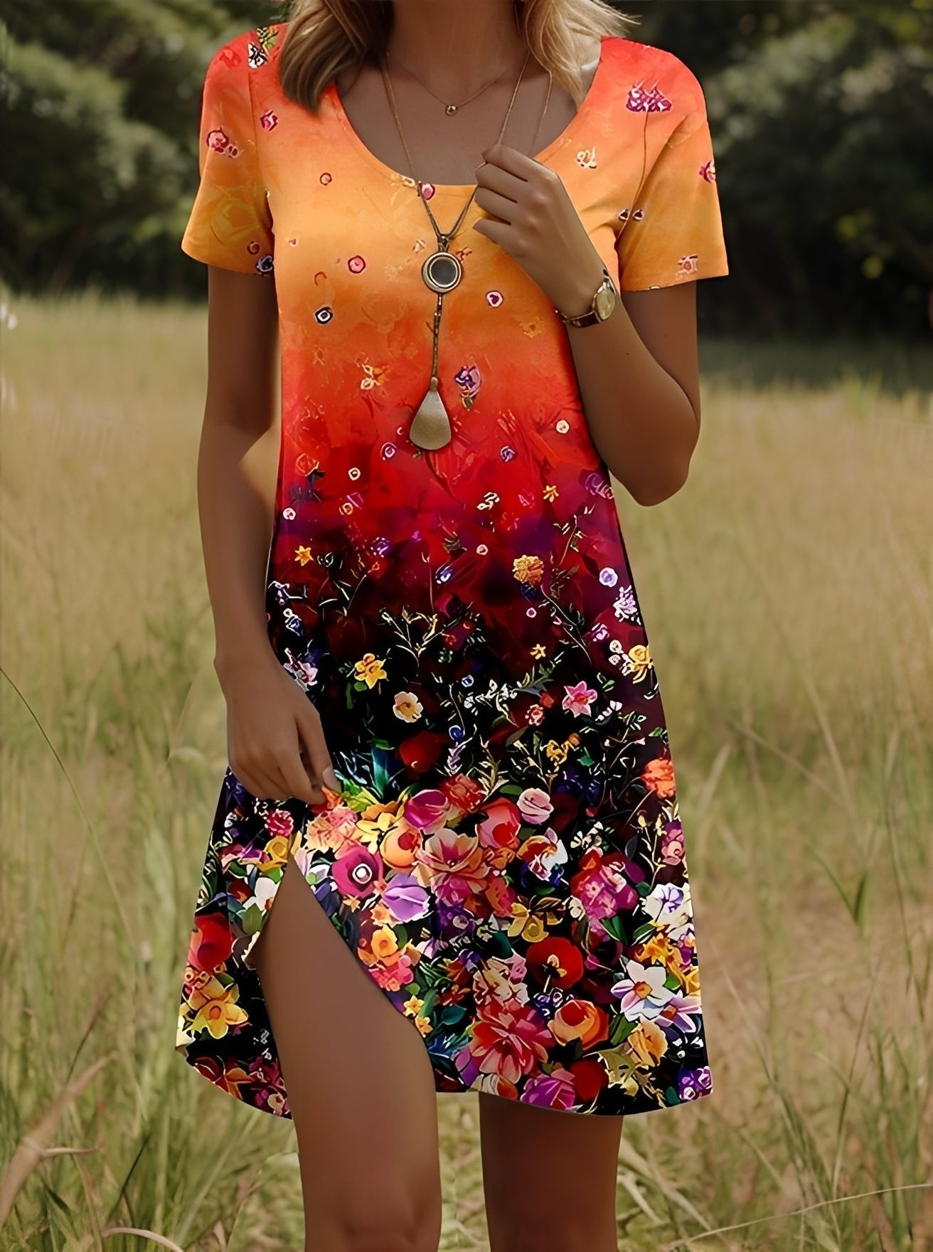 Lyssa - Damenkleid mit elegantem Print
