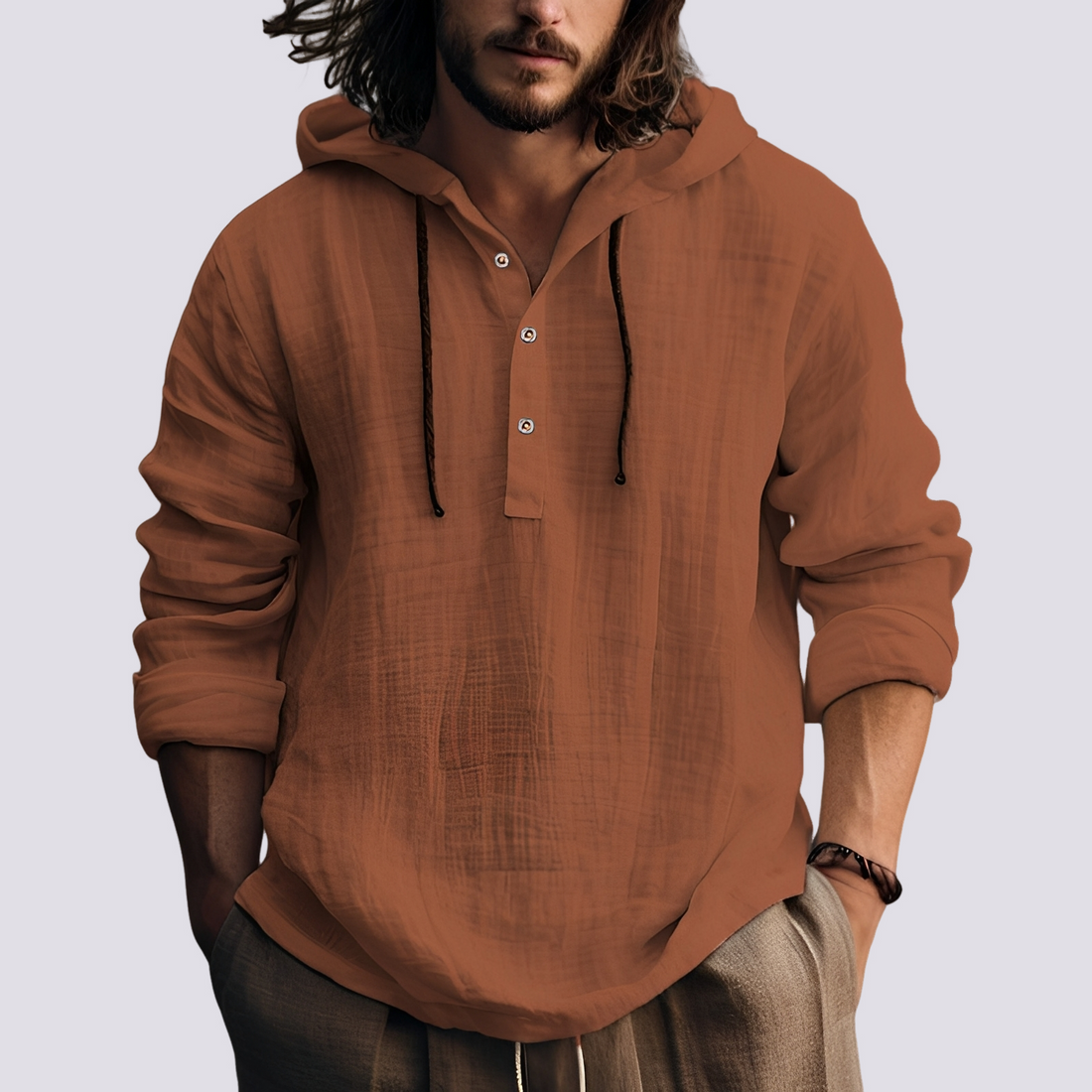 Thomas - Elegantes Kapuzenshirt für Herren