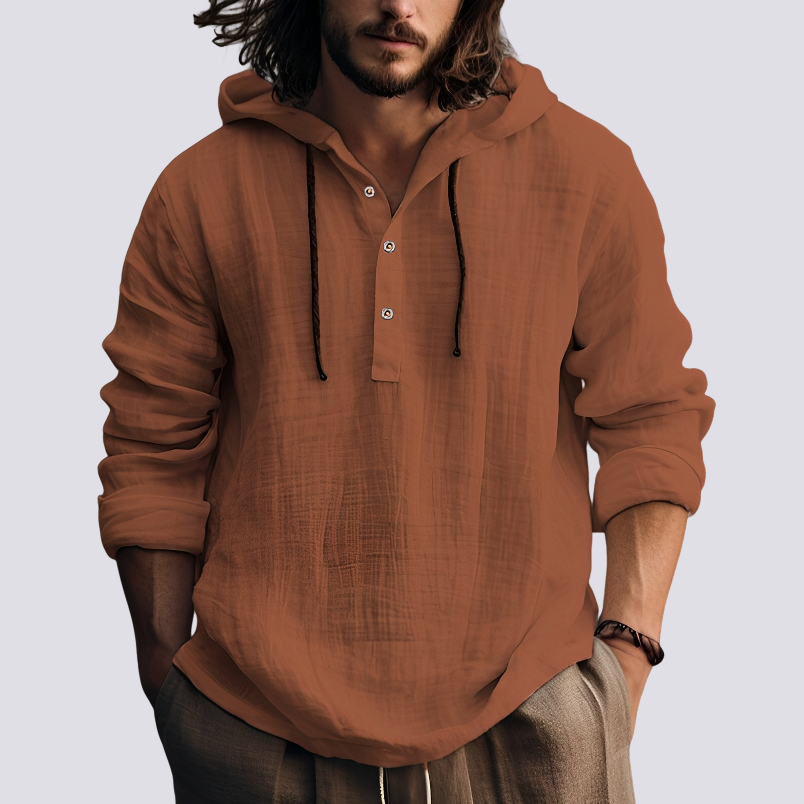Thomas - Elegantes Kapuzenshirt für Herren