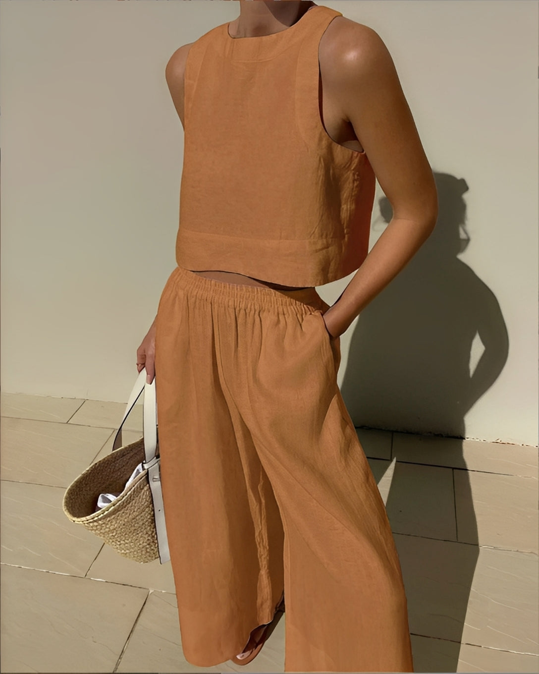 Sasha - Bequemes, locker geschnittenes zweiteiliges Damen-Set