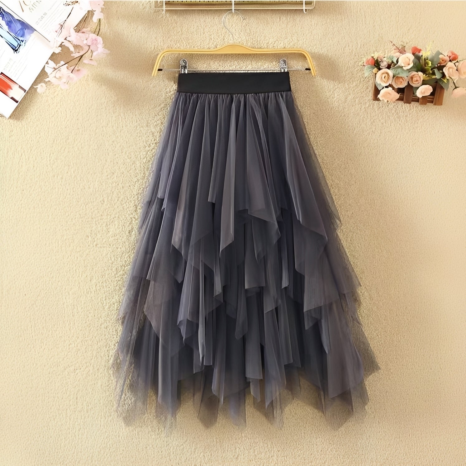 Rosie - Eleganter asymmetrischer Damenrock