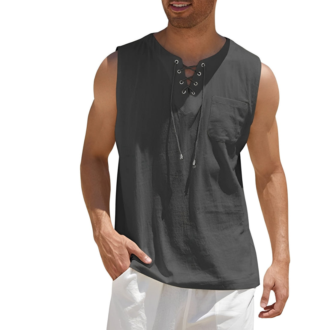 Alexia - Komfortables, ärmelloses Tanktop für Herren