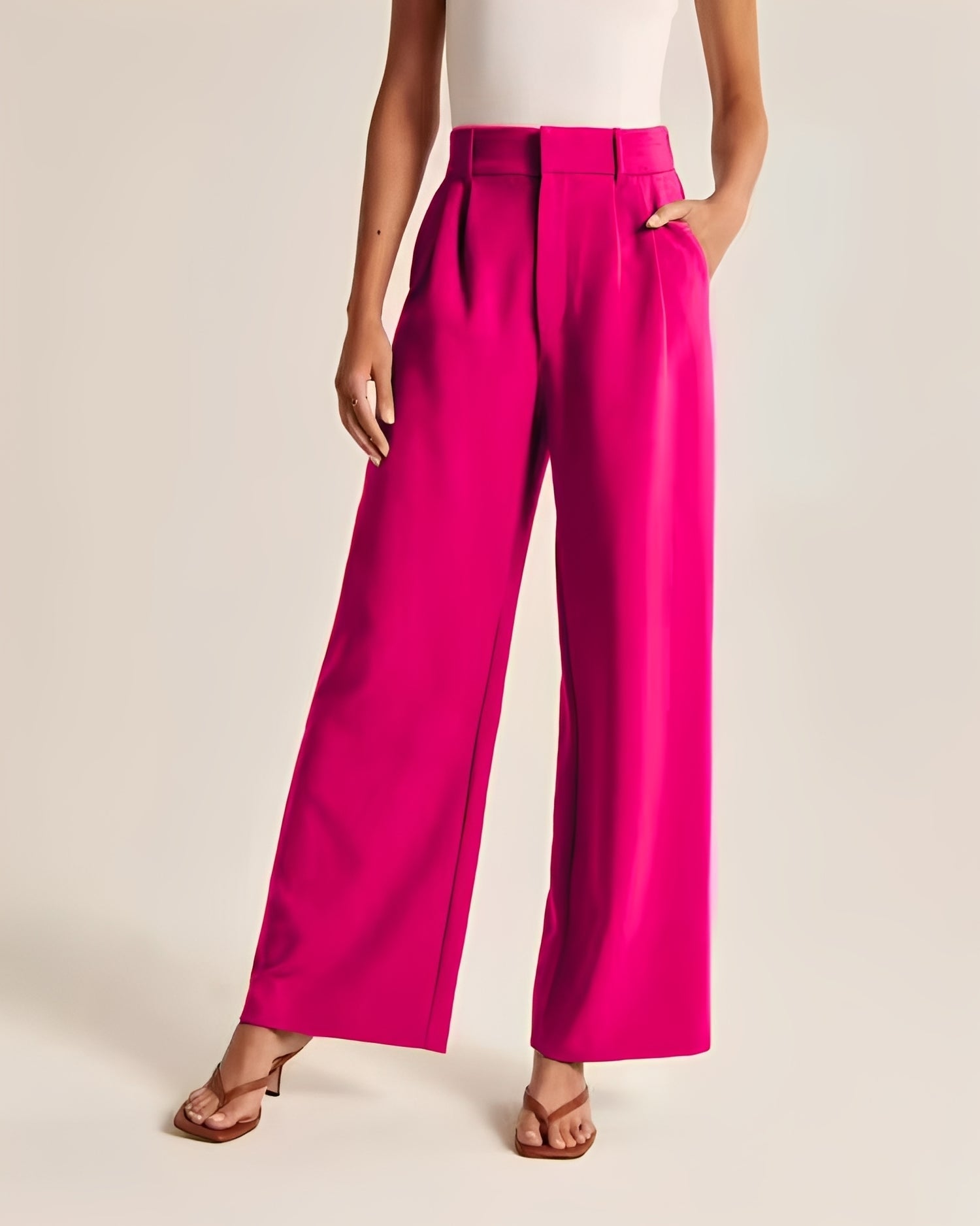 Ruth - Stilvolle Damenhose mit weitem Bein