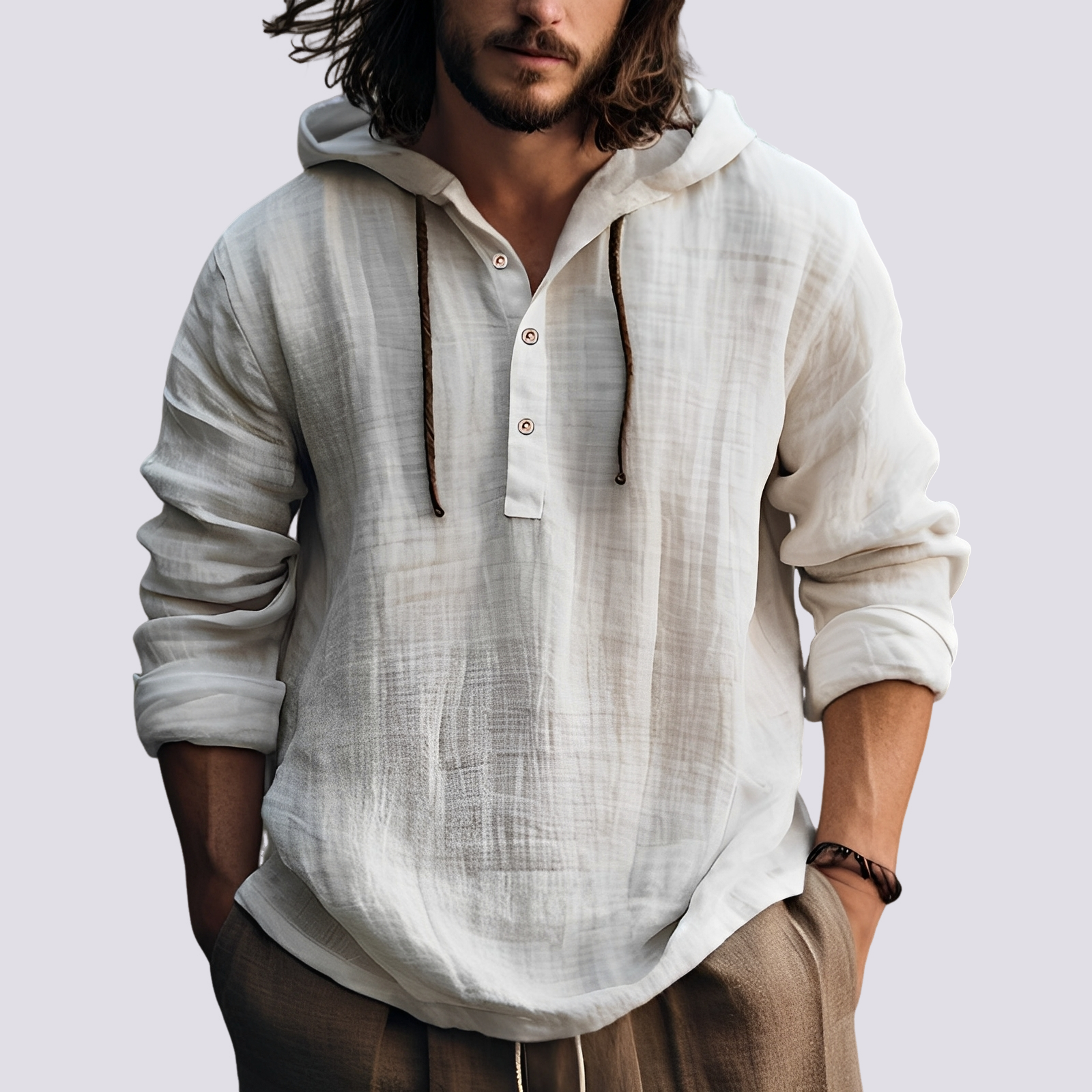 Thomas - Elegantes Kapuzenshirt für Herren