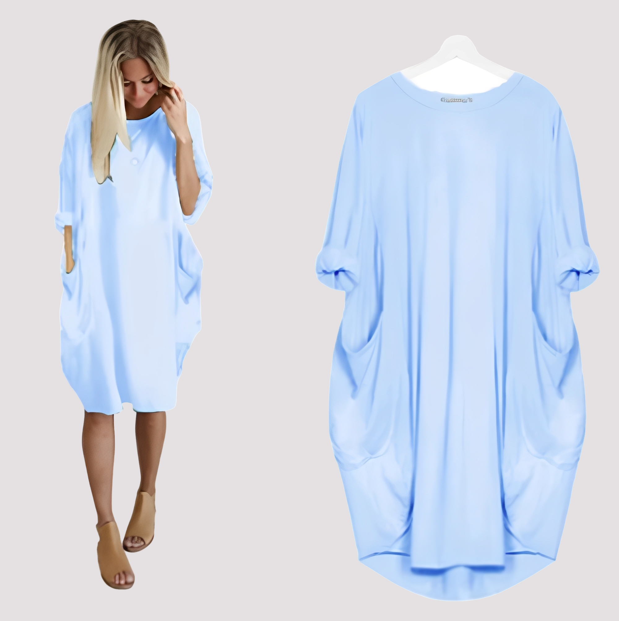 Kate - Komfortables, weit geschnittenes Damenkleid
