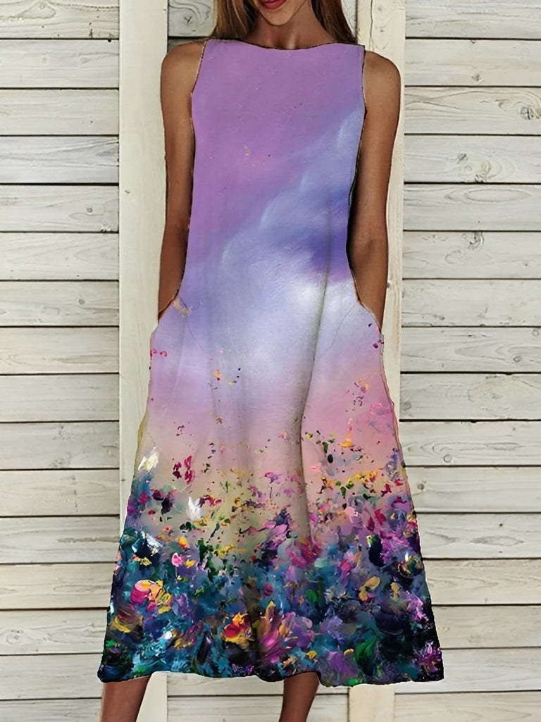 Josephine - Elegantes Damenkleid mit Blumenmuster