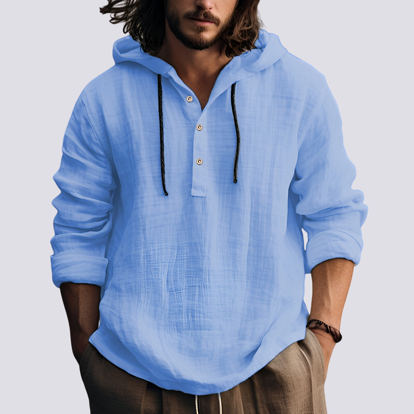 Thomas - Elegantes Kapuzenshirt für Herren