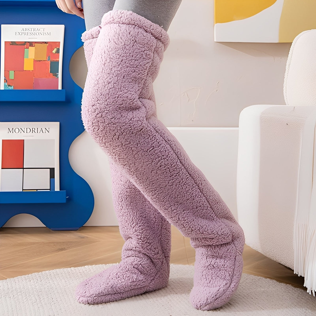 Camellia - Warme Winter-Kniestrümpfe für Damen