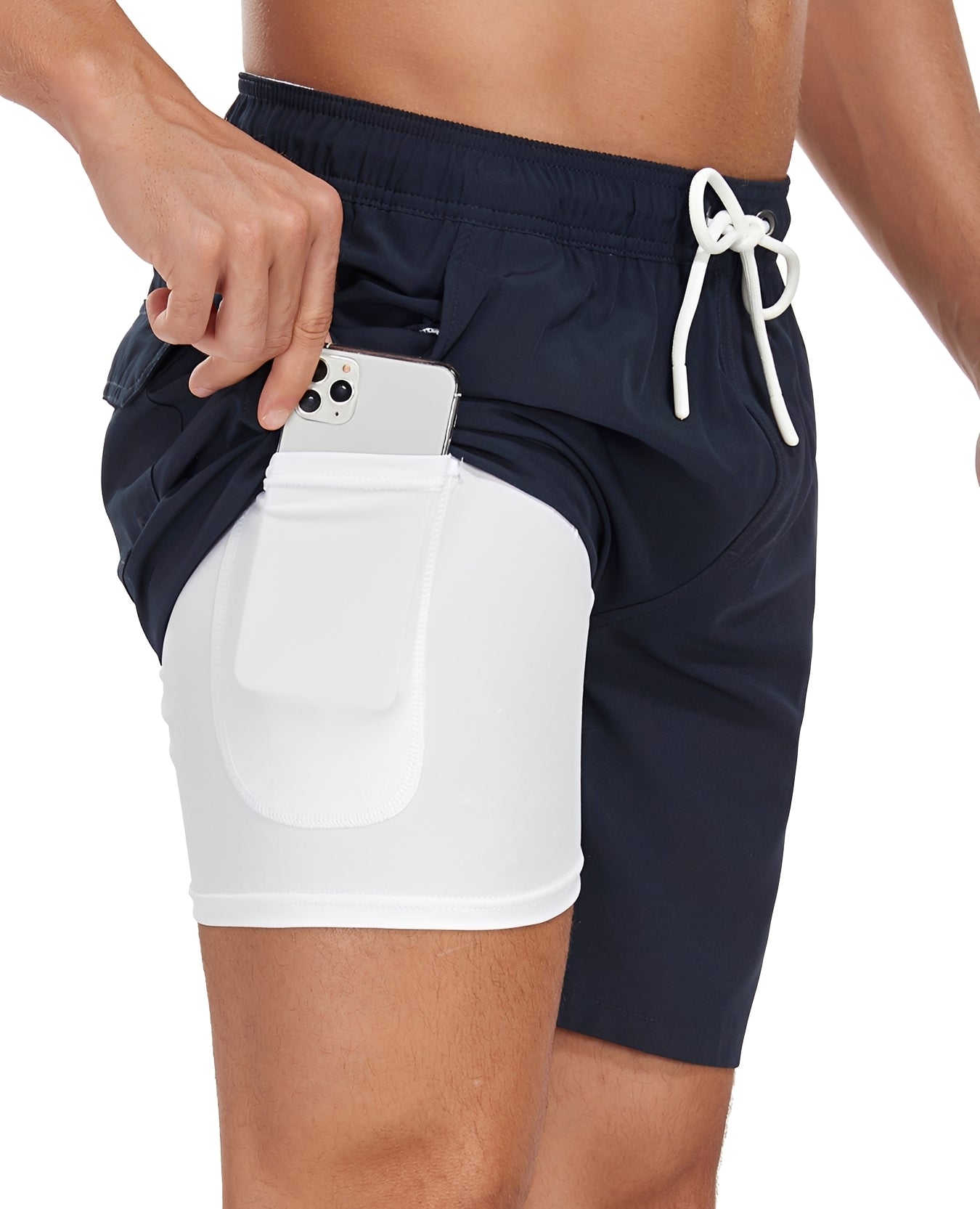 Adam – Herren Badeshorts – Schnell trocknende Strandmode