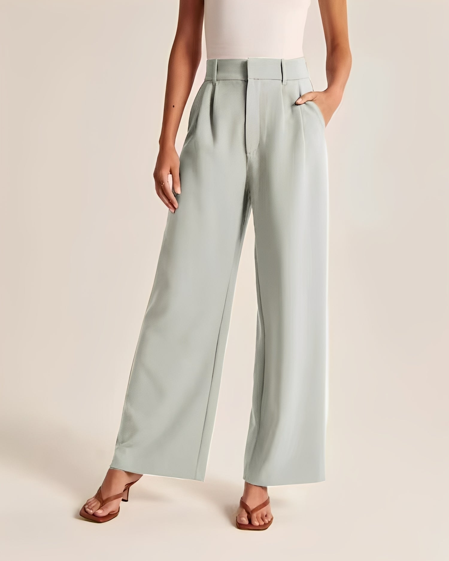 Ruth - Stilvolle Damenhose mit weitem Bein