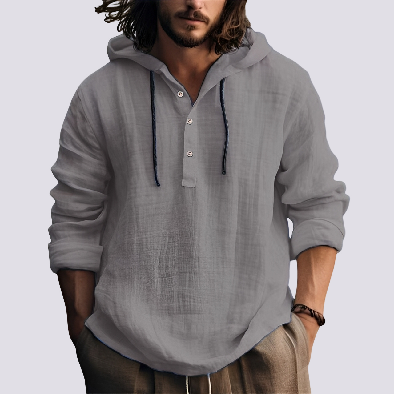 Thomas - Elegantes Kapuzenshirt für Herren