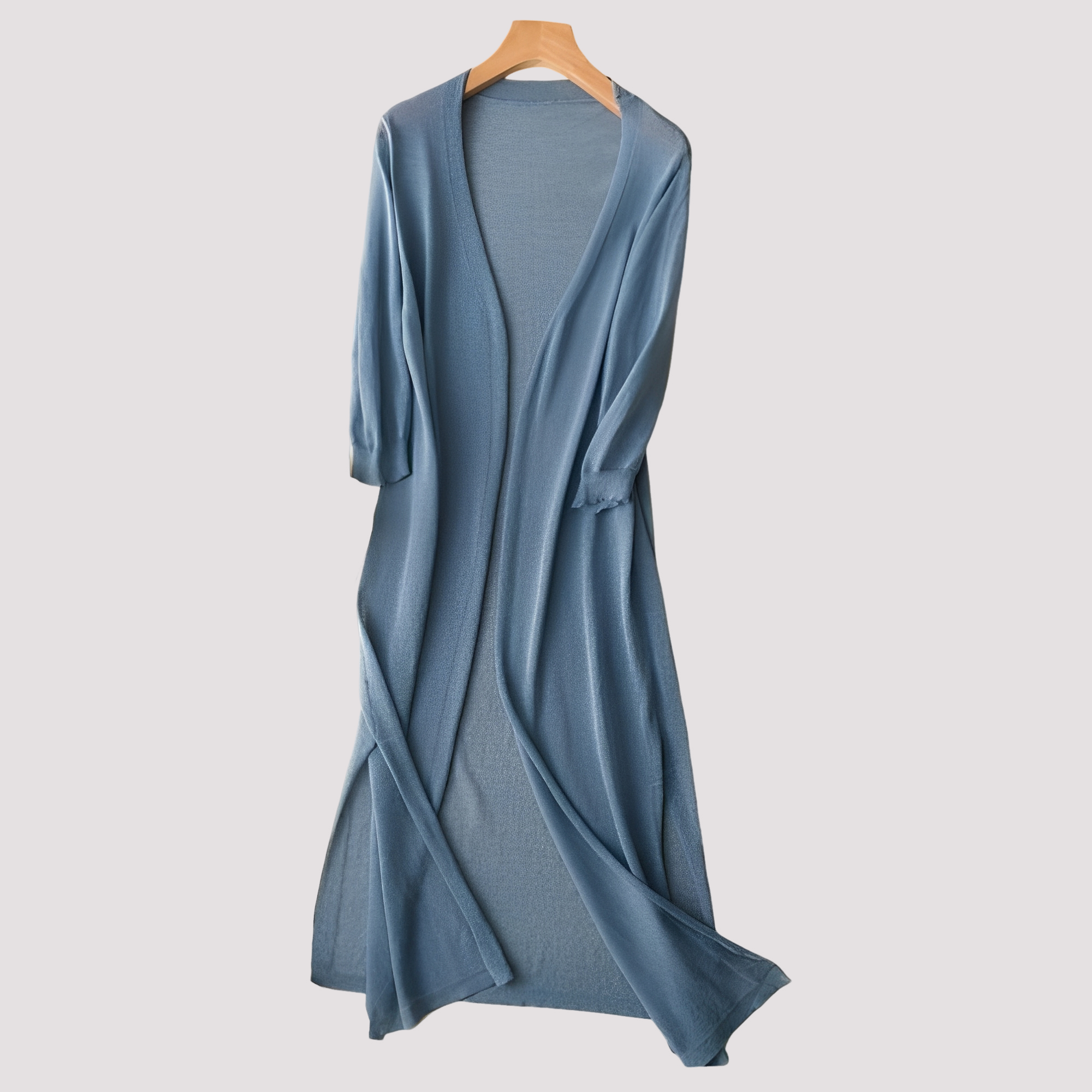 Fannie - Bequemer langer Damen-Cardigan