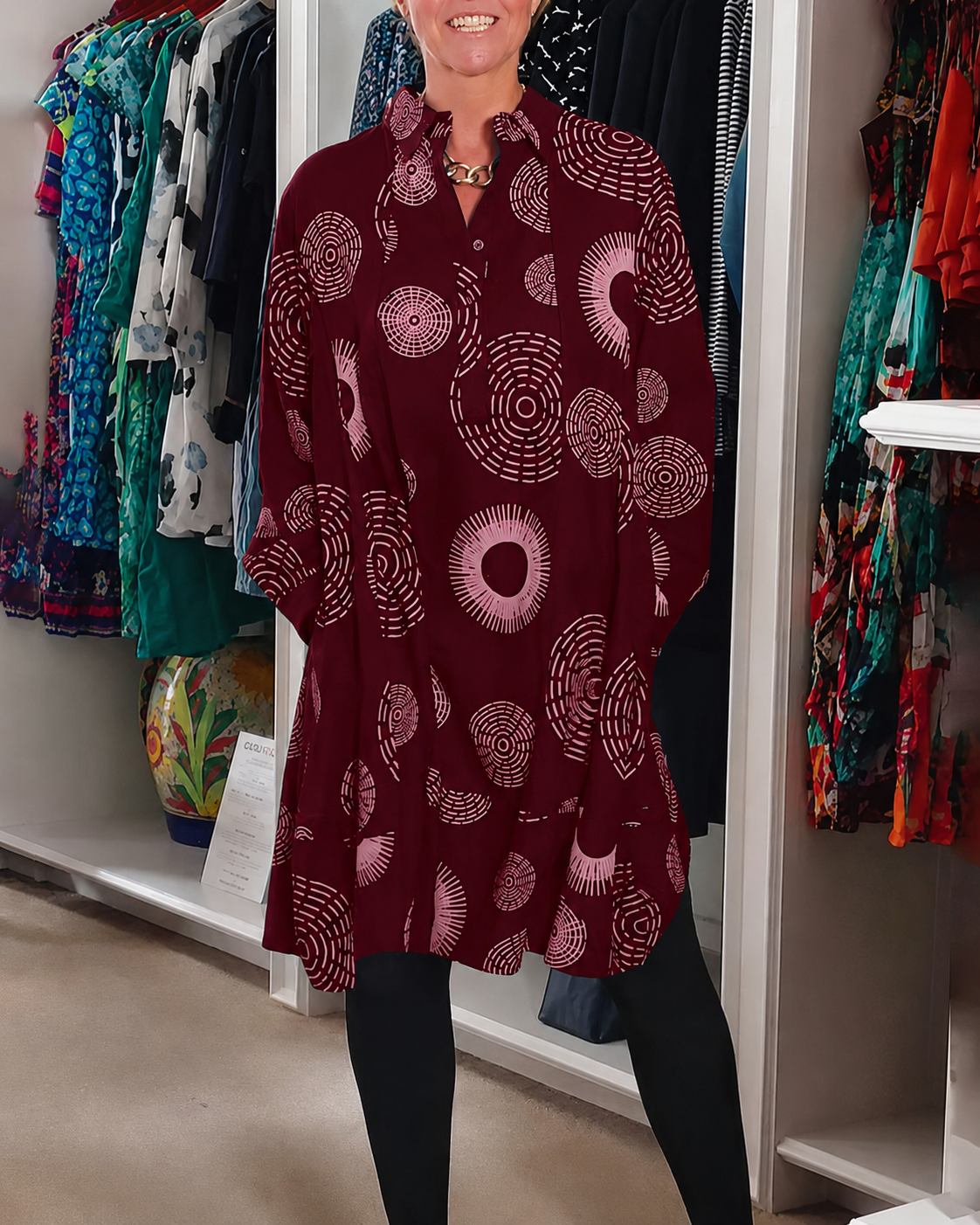 Sharonda - Elegantes Kleid mit entspanntem Schnitt