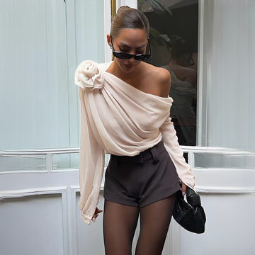 Ellise - Trendige asymmetrische Bluse