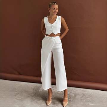 Agnes - Stilvolles Set mit Weste und Hose