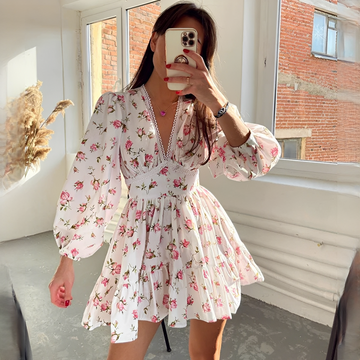Jessamin - Schickes Damen-Sommerkleid mit Blumendesign