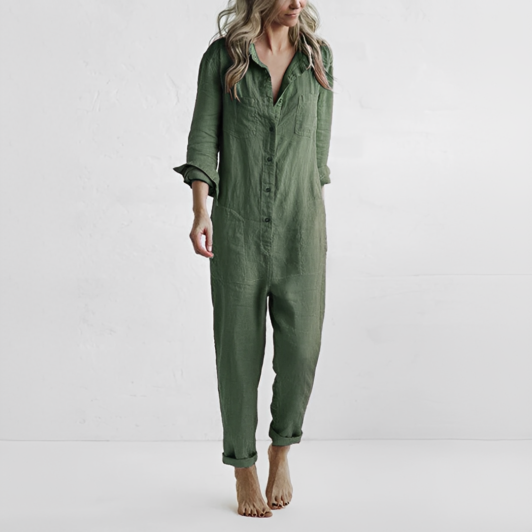 Novaria - Damen-Sommeroverall mit langen Ärmeln