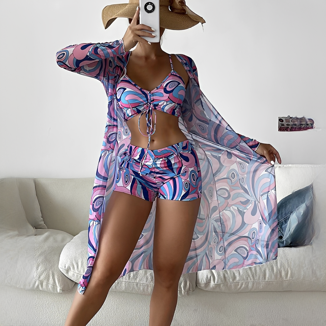 Elza - Modisches Bikini-Set mit drei Teilen