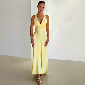 Lydah - Stilvolles ärmelloses Damenkleid