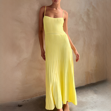 Pheobie - Elegantes Midikleid mit Falten