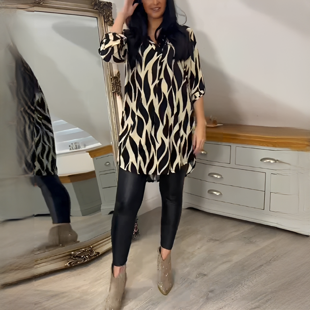 Desiree - Elegante Bluse mit V-Ausschnitt