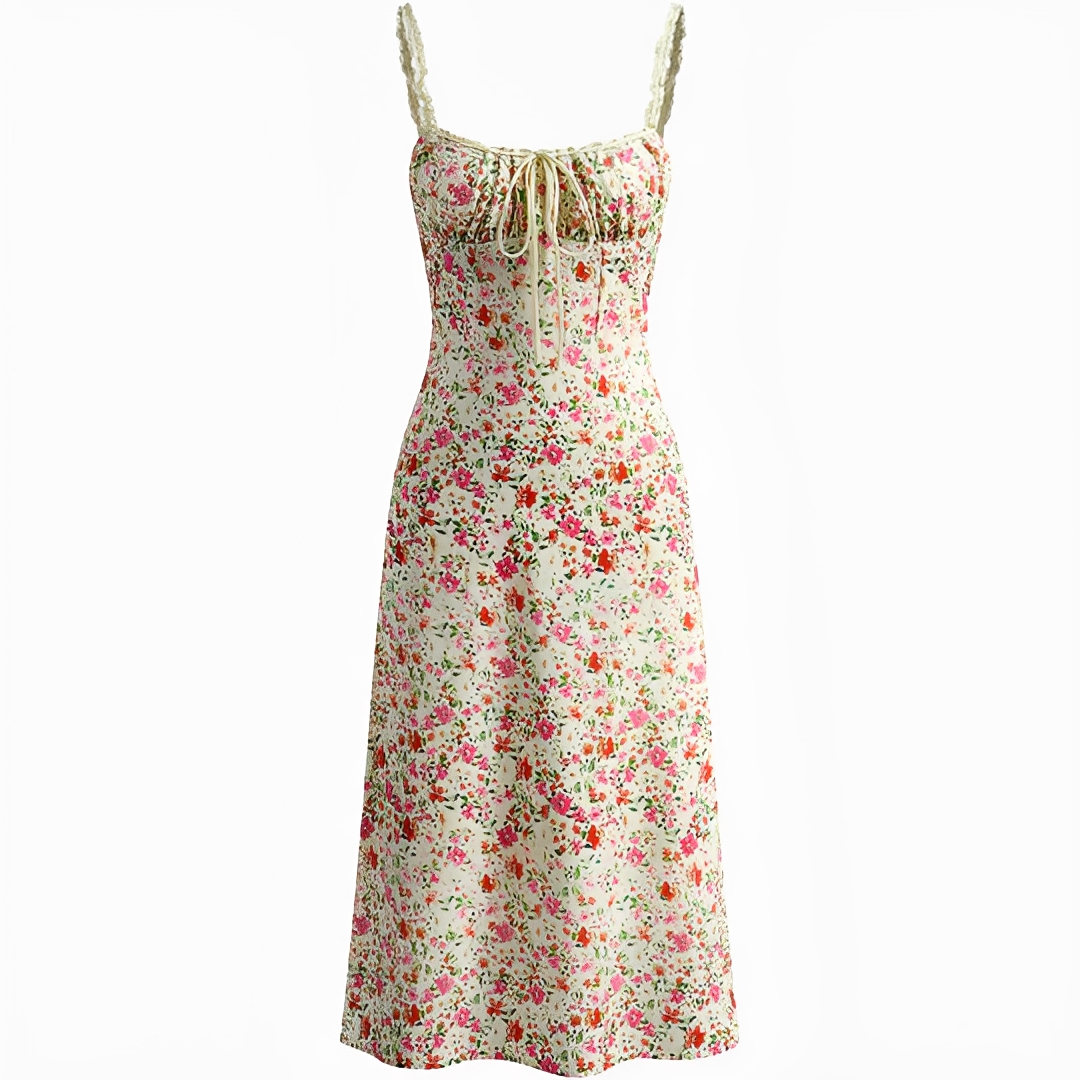 Bianca - Schickes, fließendes Midi-Kleid