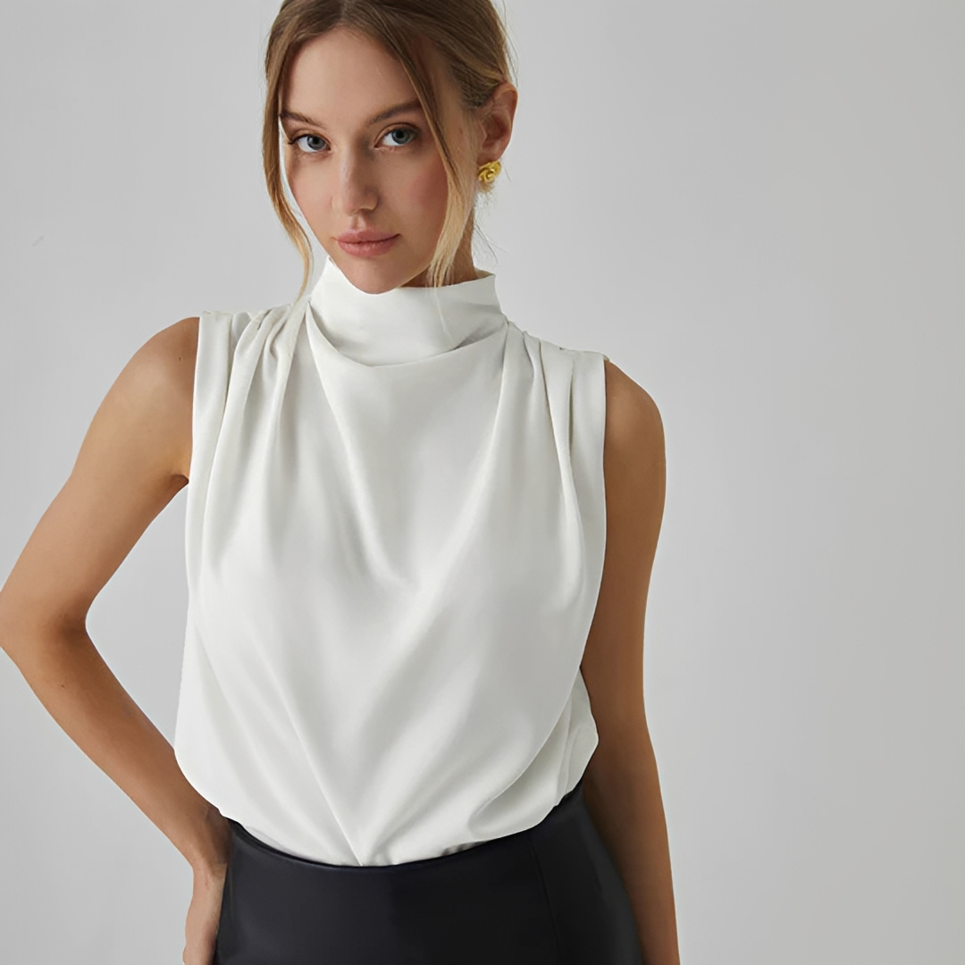 Ailani - Knitterfreie ärmellose Bluse