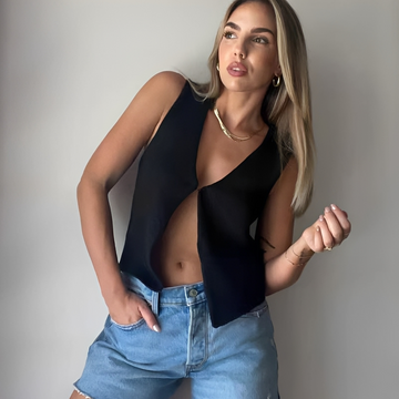 Ellaine - Elegante Ärmellose Weste