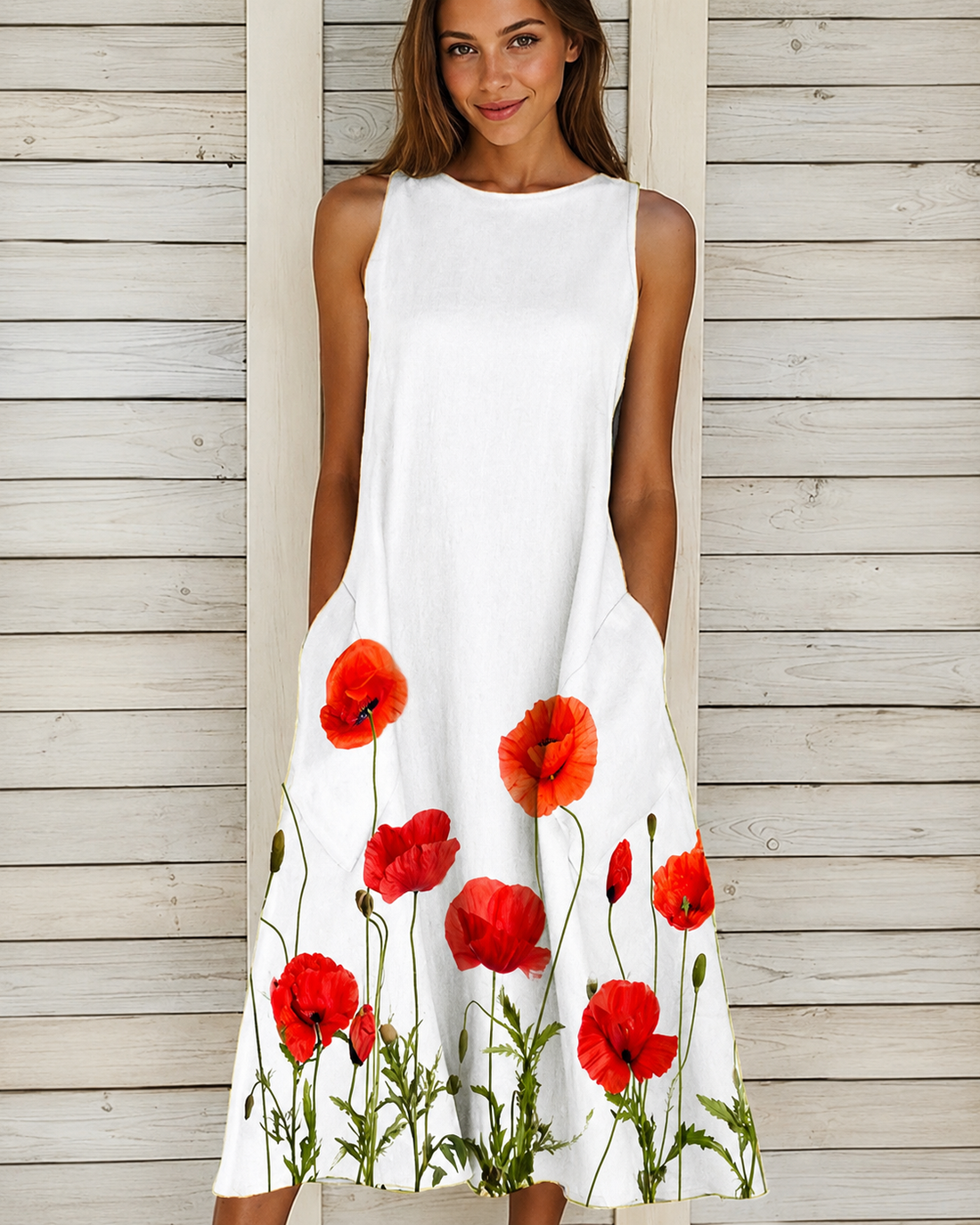Denique - Vintage-inspiriertes Midikleid
