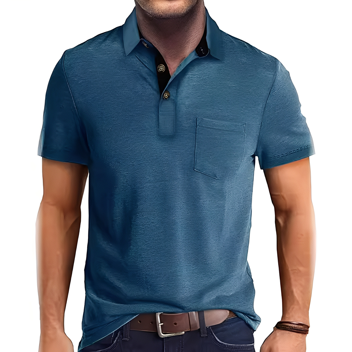 Abner - Poloshirt im klassischen Design