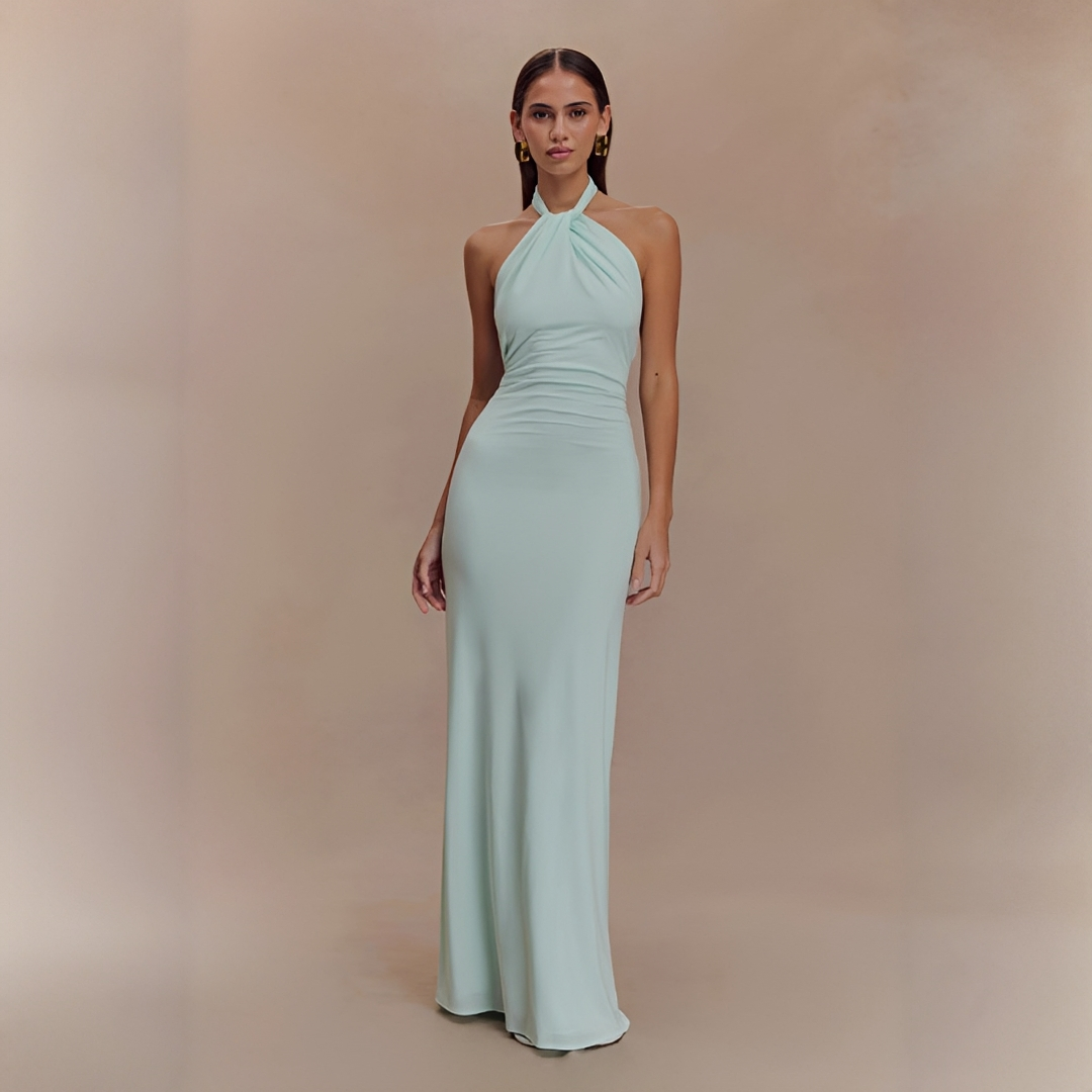 Mabel - Schickes Maxikleid mit offenem Rücken